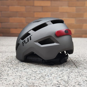 PJT New Cycling Helmet In-Mold Mountain Road USB Rechargeable