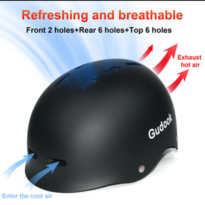 Adult Bike Helmet for Bicycle Cycling Biking Skating Skateboard Helmet