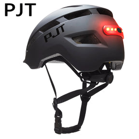 PJT New Cycling Helmet In-Mold Mountain Road USB Rechargeable