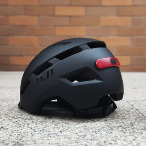 PJT New Cycling Helmet In-Mold Mountain Road USB Rechargeable